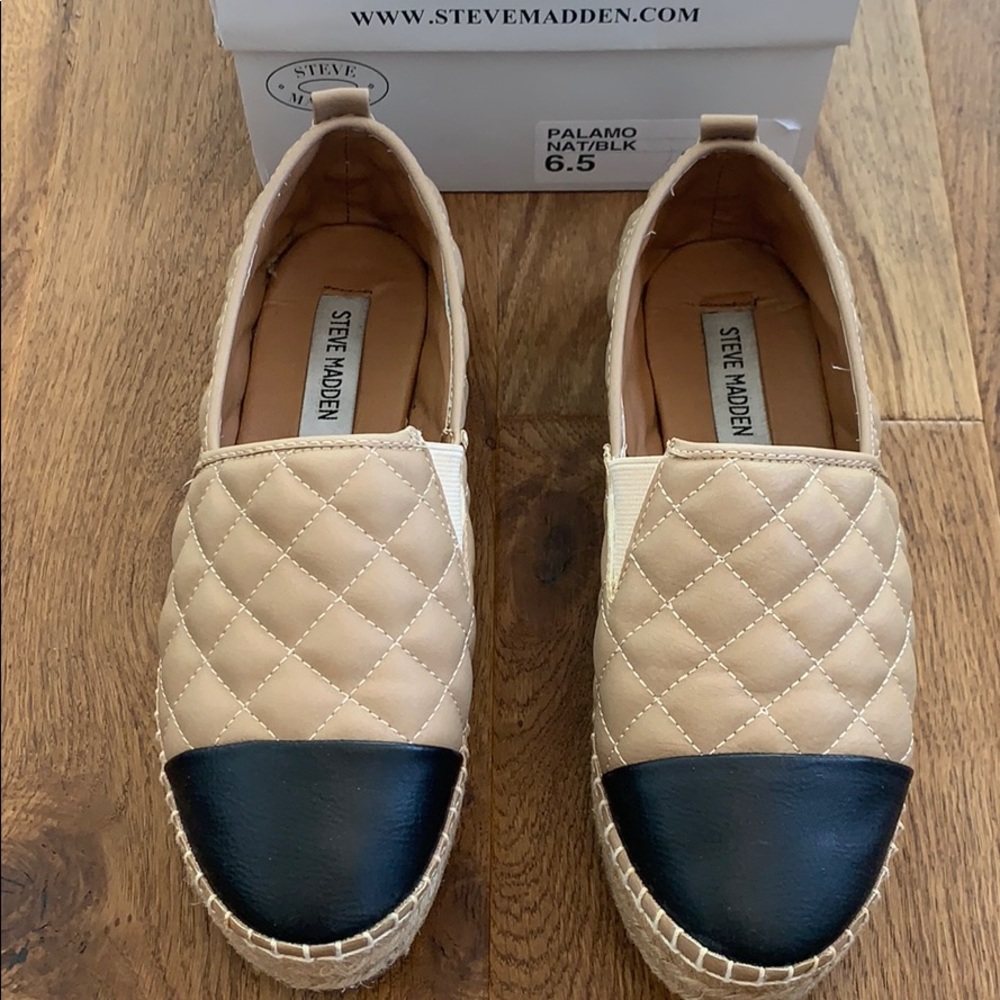 Black and Tan espadrilles